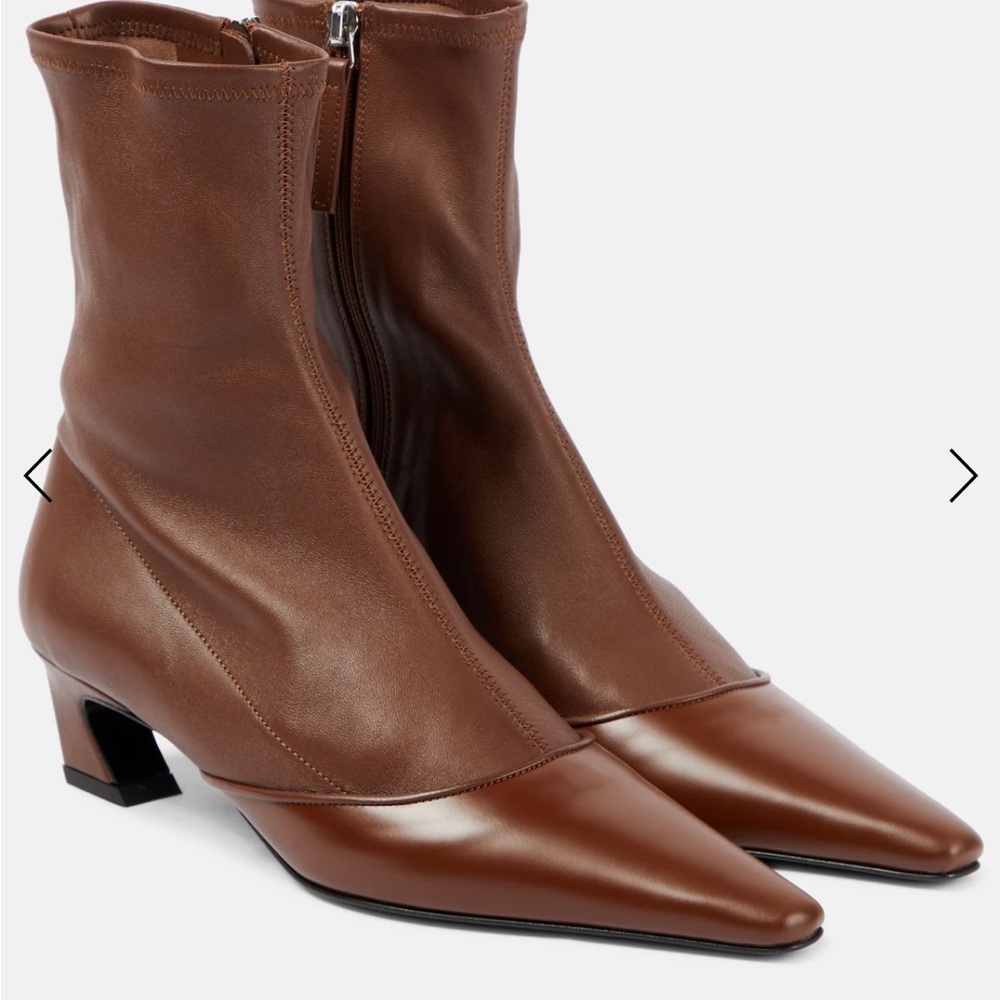 Acne studios brown kitten, heel boot size 40